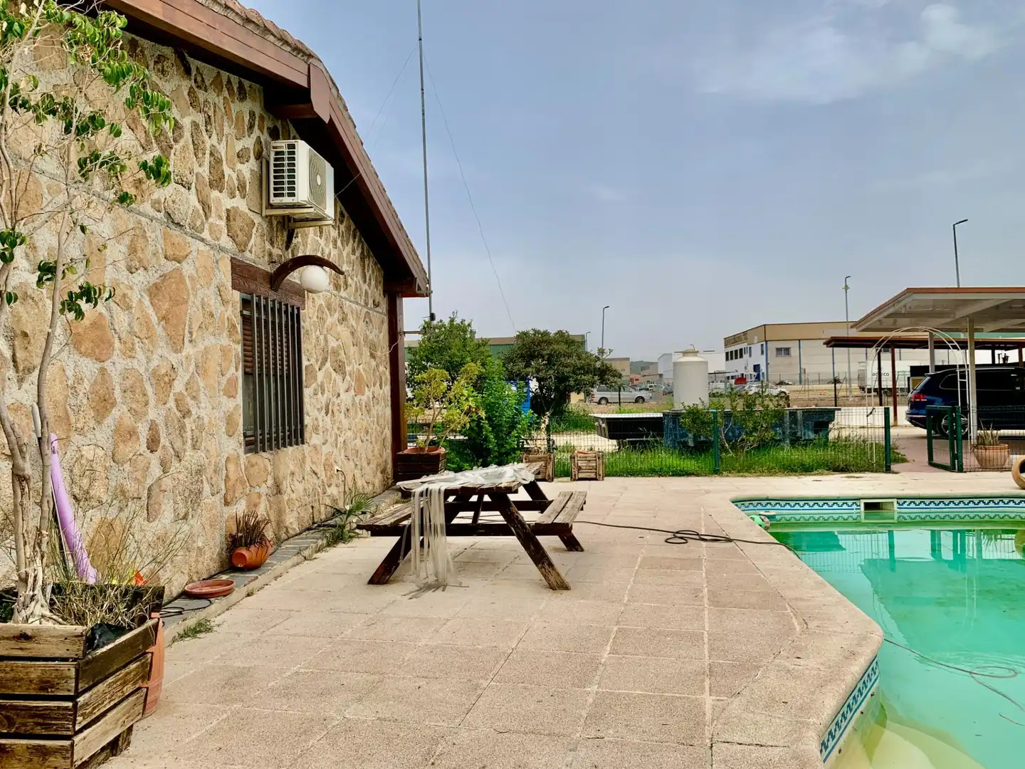 Terraza de Casa o chalet en venta en Lora del Río con Aire acondicionado, Calefacción y Jardín privado