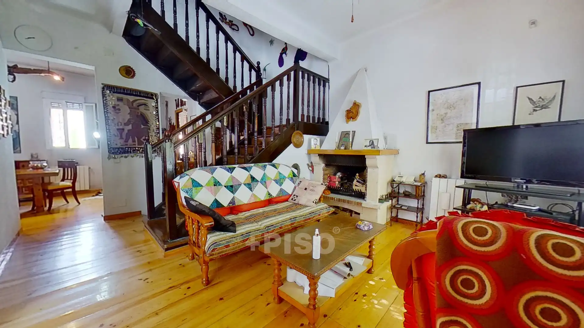 Living room of Houses for sale in Madrid  with Air Conditioner, Heating and Furnished