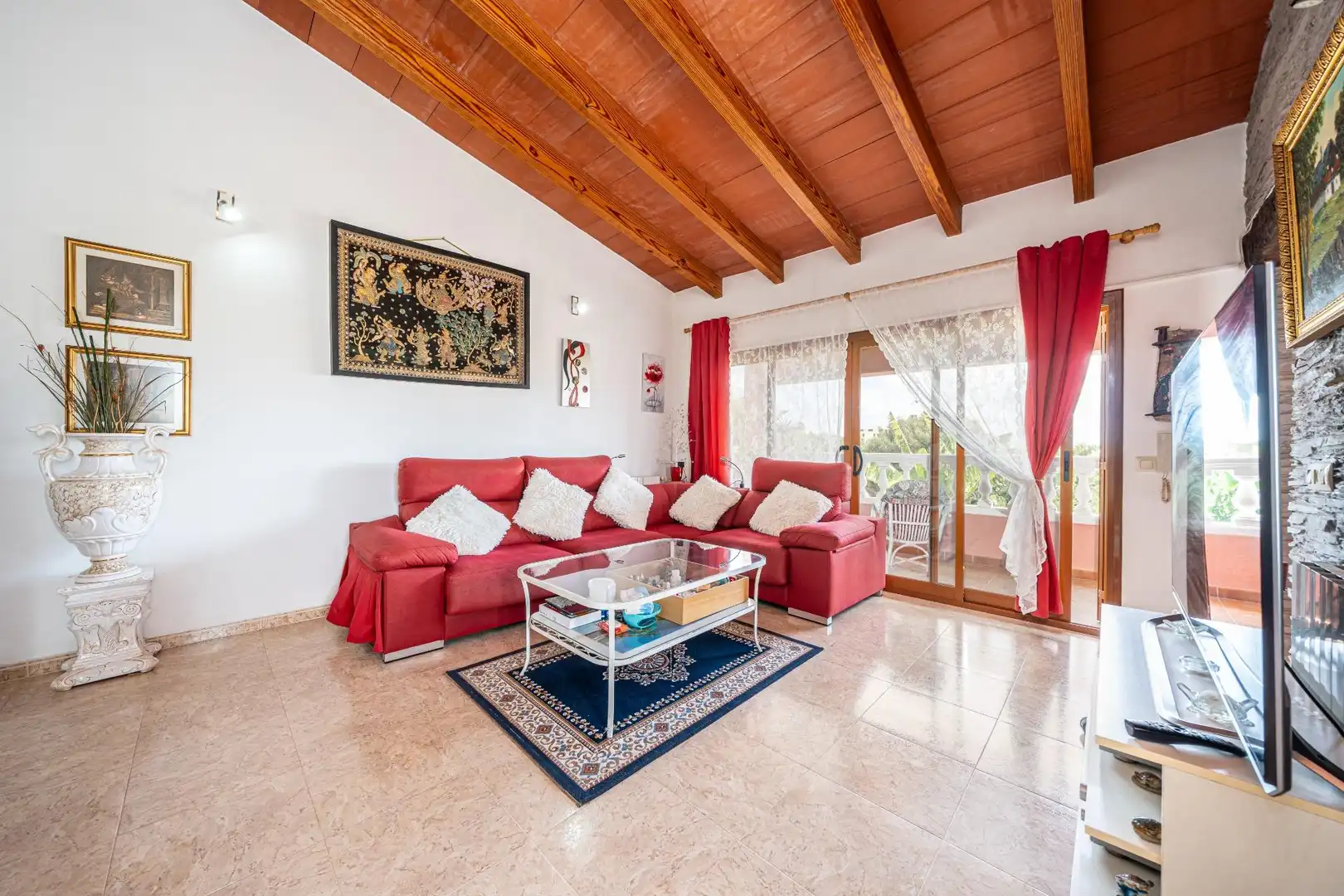 Sala de estar de Casa o chalet en venta en Sant Llorenç des Cardassar