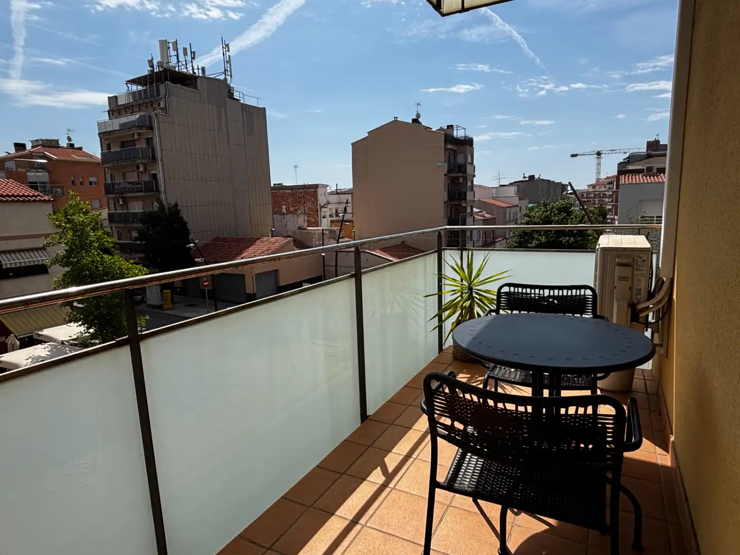 Terrace of Flat for sale in Terrassa  with Air Conditioner, Heating and Parquet flooring