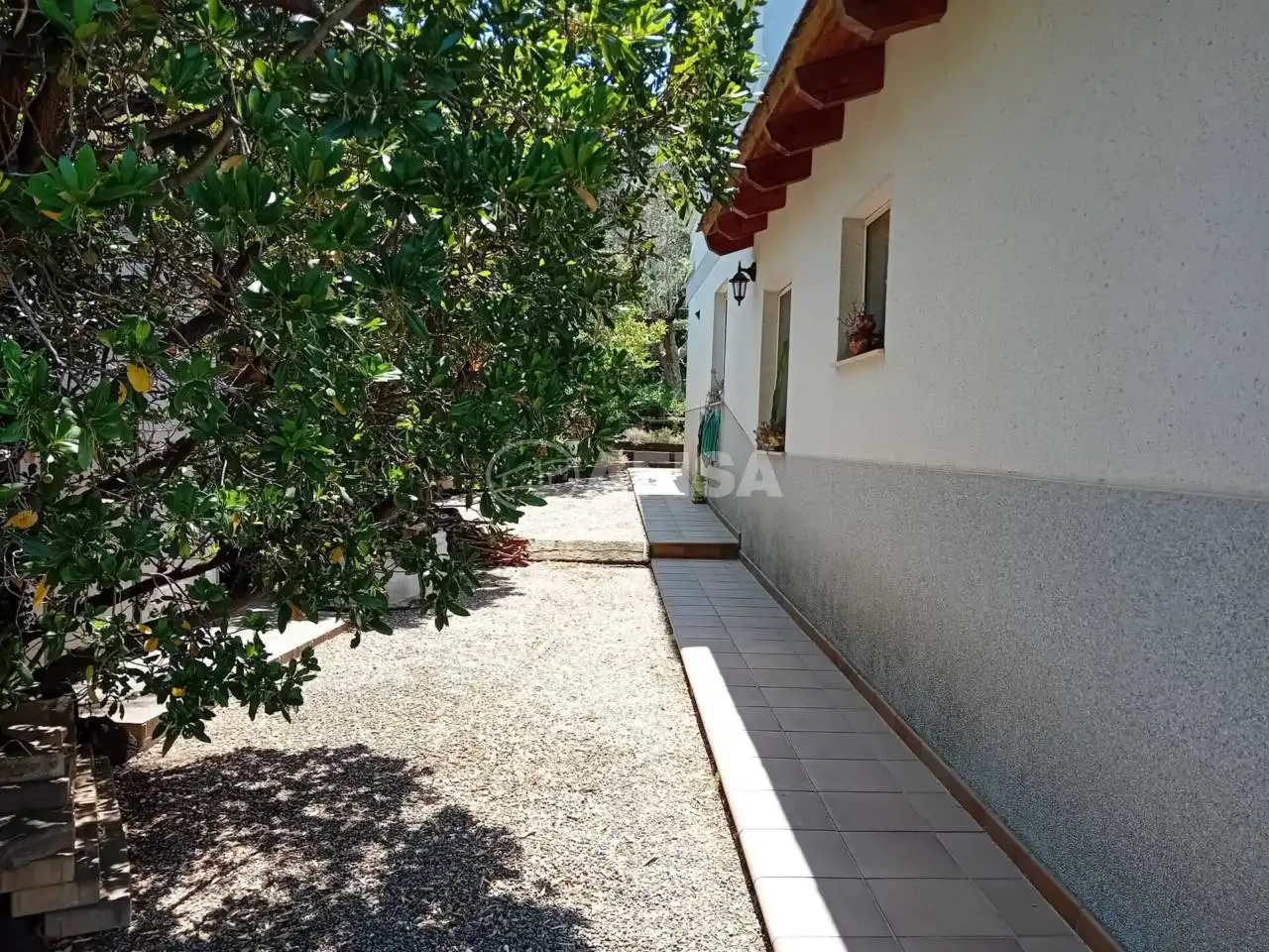 Exterior view of Houses for sale in Sant Pere de Vilamajor  with Air Conditioner, Heating and Private garden