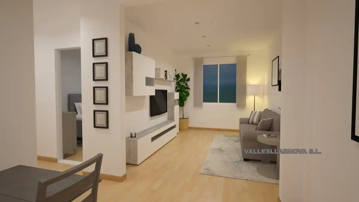 Sala de estar de Piso en venta en Mollet del Vallès