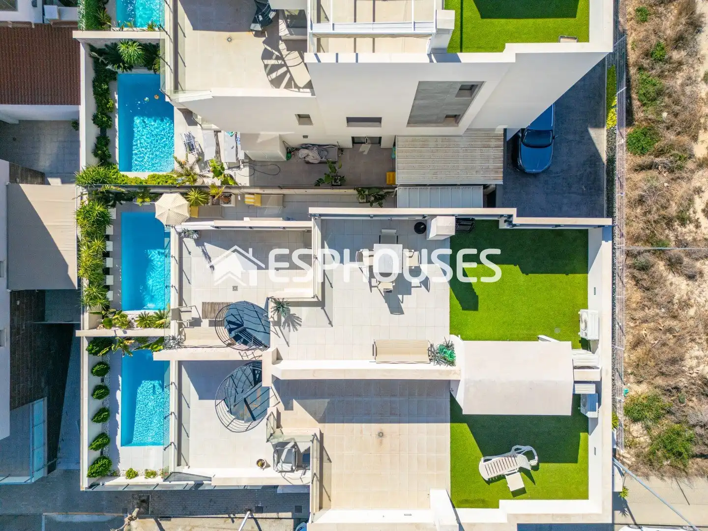 Piscina de Casa adosada en venda en Los Secanos
