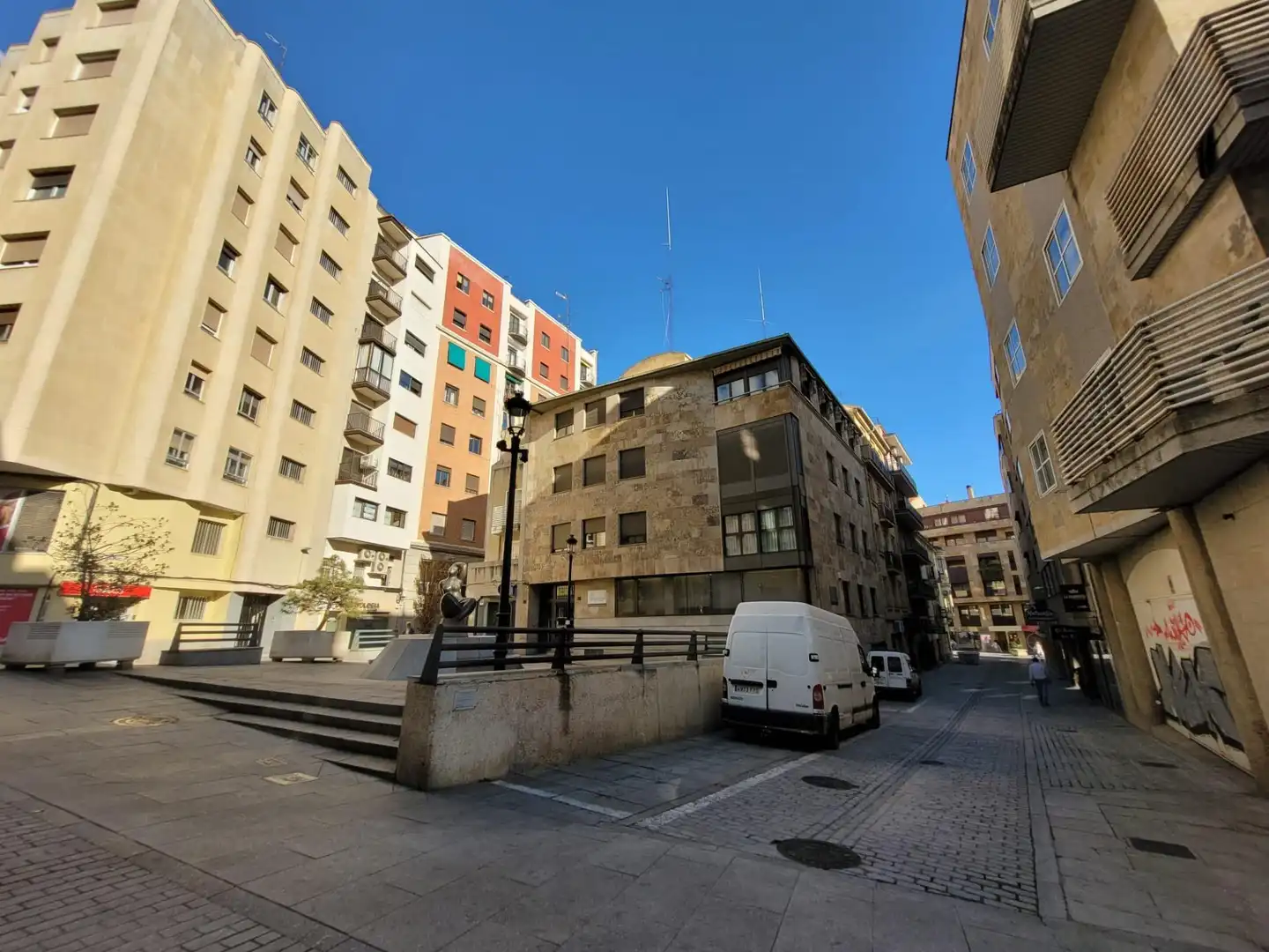Exterior view of Apartments for rent in Salamanca  with Heating, Parquet flooring and Furnished