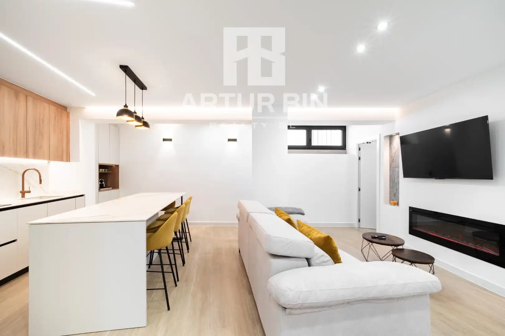 Wohnzimmer von Wohnung zur Miete in Cullera mit Heizung, Terrasse und Balkon