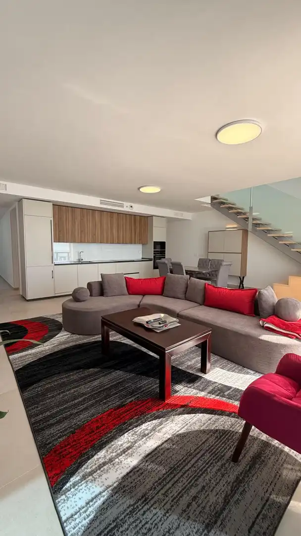 Wohnzimmer von Dachboden zum Verkauf in Benalmádena mit Klimaanlage, Terrasse und Abstellraum