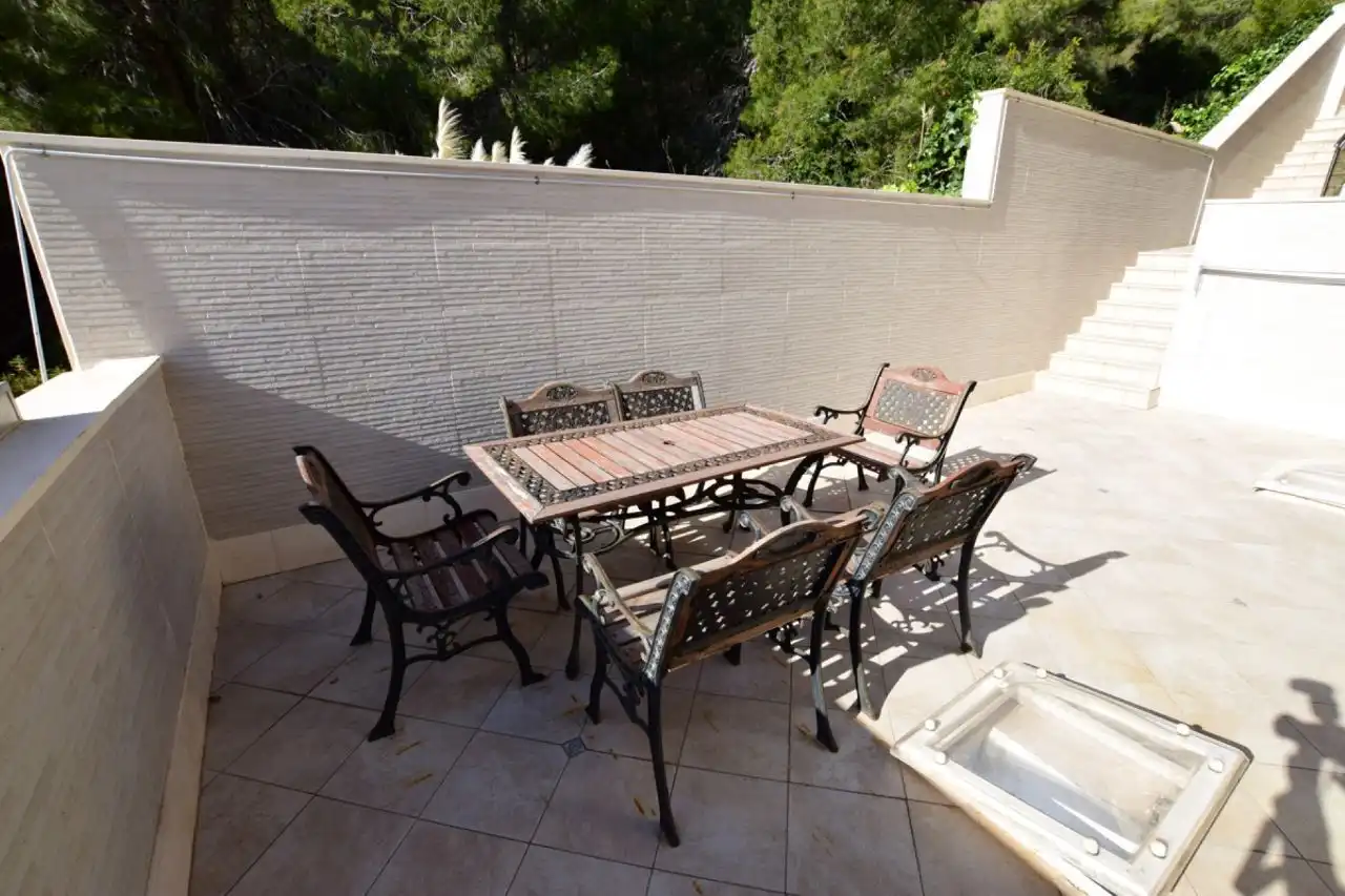 Terraza de Casa o chalet en venta en Altea con Aire acondicionado, Jardín privado y Trastero