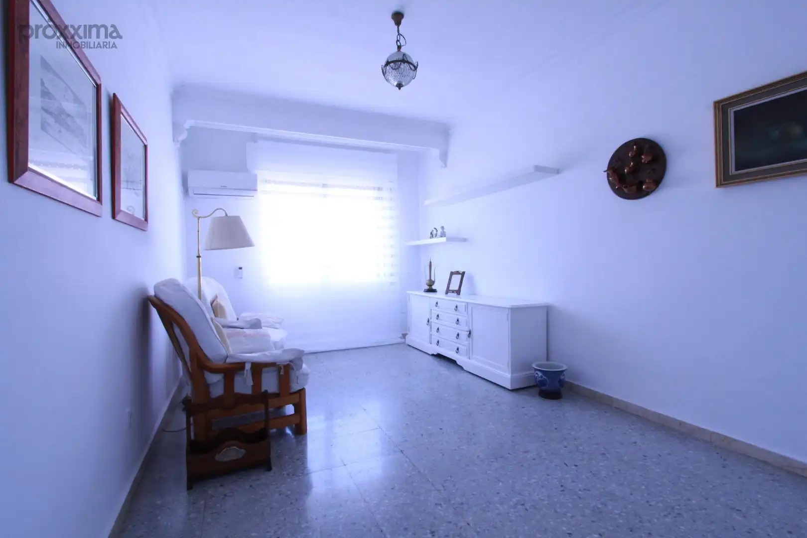 Sala de estar de Piso de alquiler en Sevilla con Aire acondicionado, Terraza y Balcón