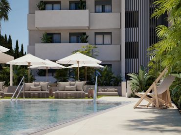 Apartament amb piscina en venda a Estepona Pueblo
