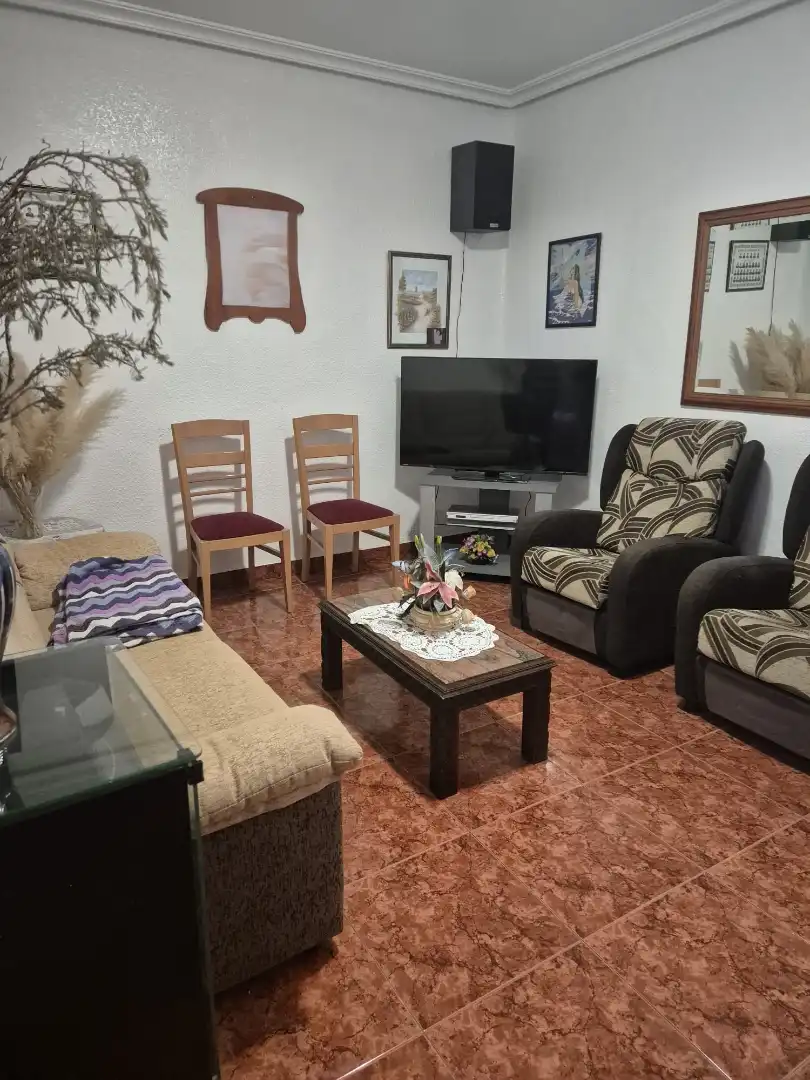 Sala de estar de Casa o chalet en venta en Las Torres de Cotillas con Aire acondicionado, Terraza y Amueblado