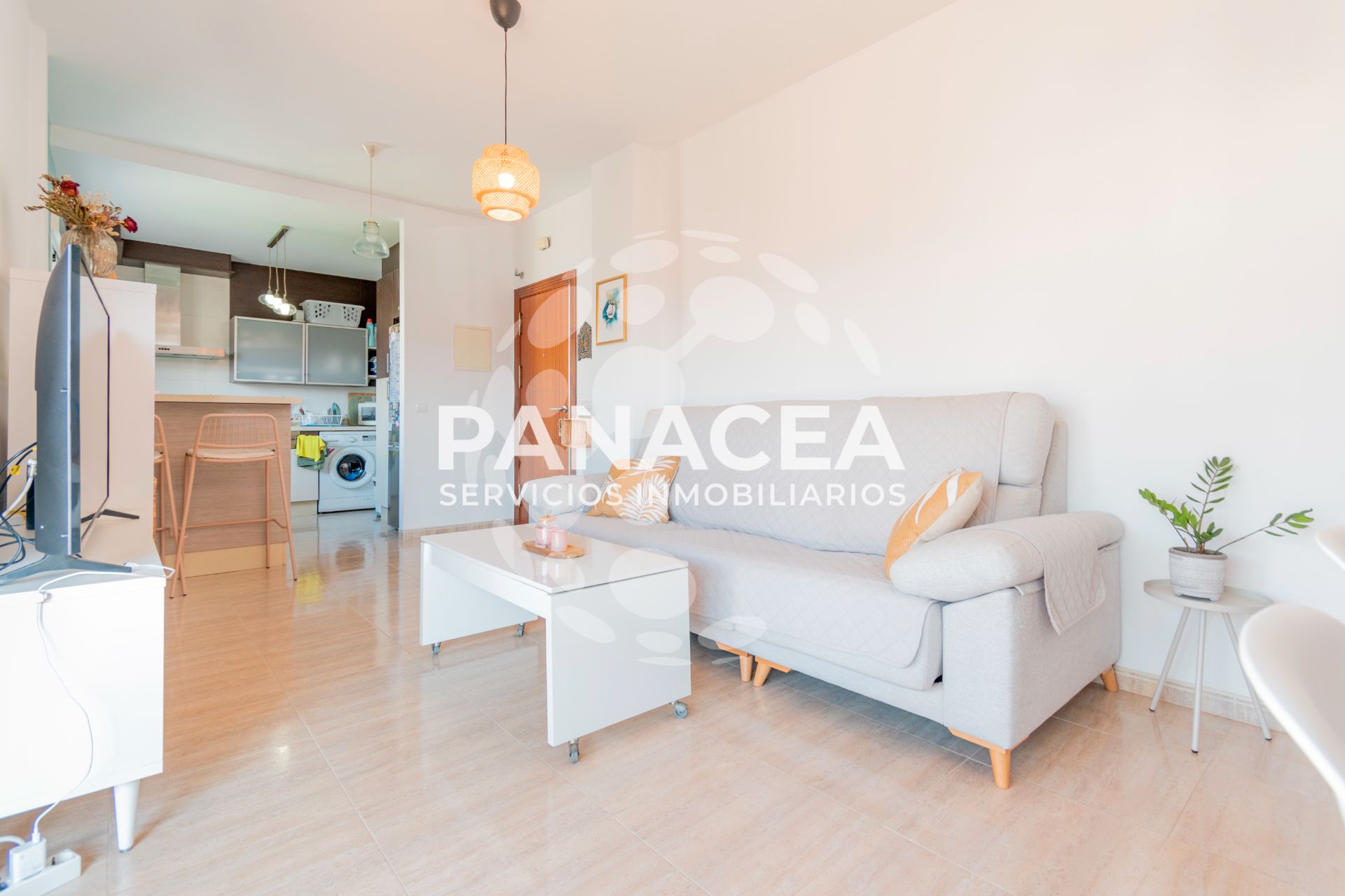 Living room of Attic for sale in El Ejido  with Terrace, Furnished and Oven