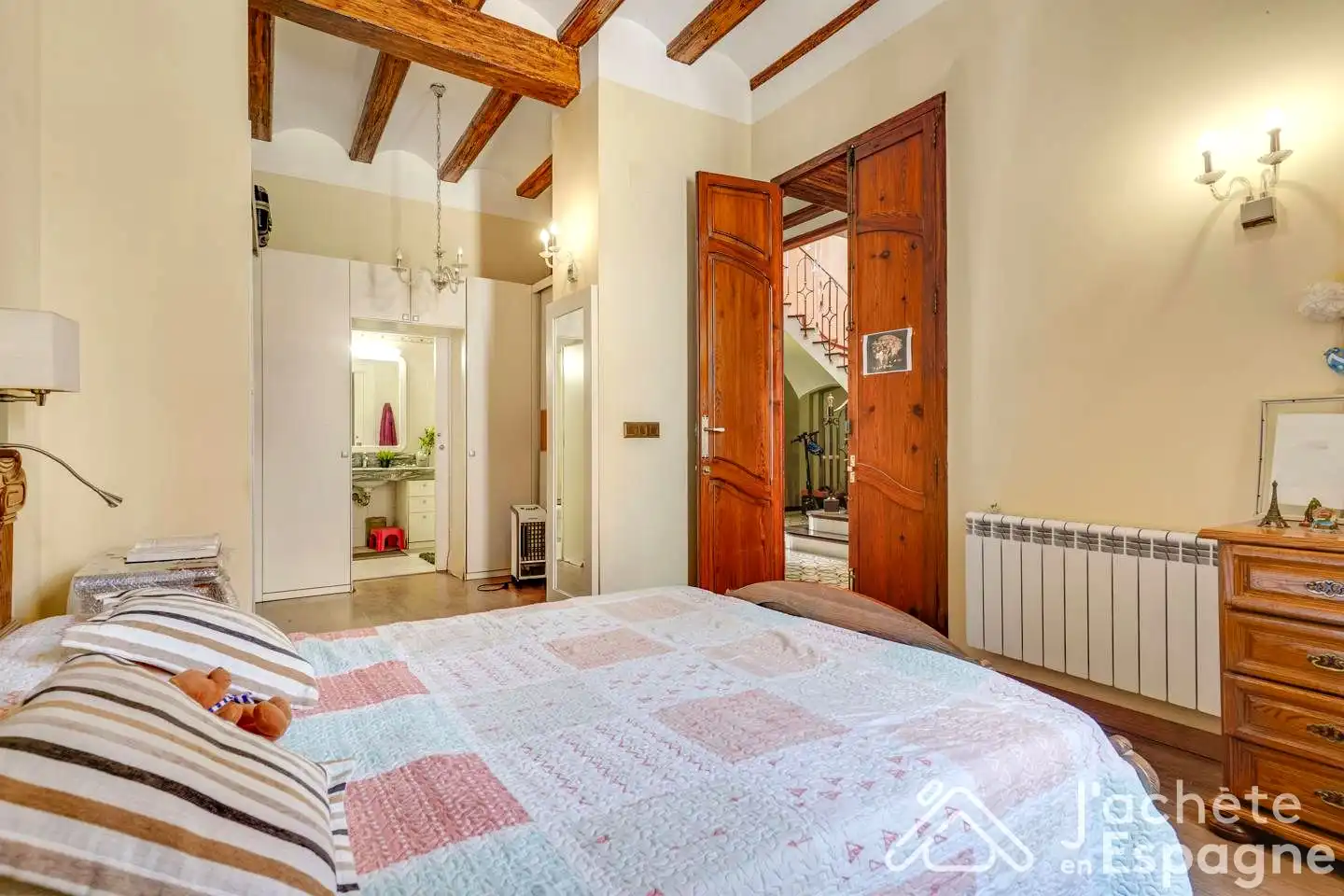 Dormitori de Casa o xalet en venda en Alcàsser amb Jardí privat, Moblat i Balcó