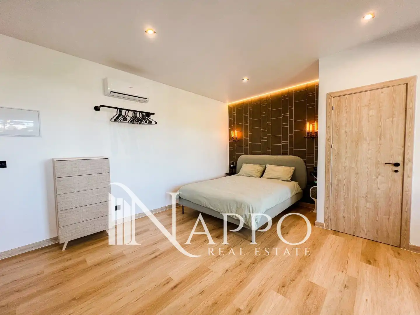Schlafzimmer von Wohnung zum Verkauf in  Palma de Mallorca mit Klimaanlage, Heizung und Schwimmbad
