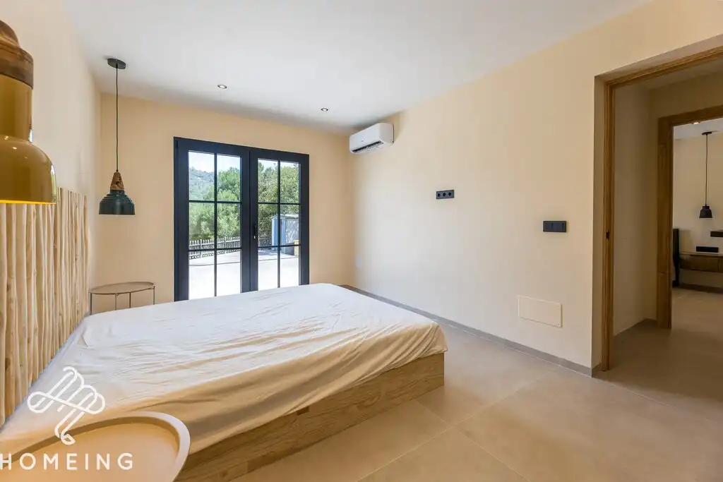 Bedroom of Country homes for rent in Llucmajor  with Air Conditioner, Private garden and Swimming Pool