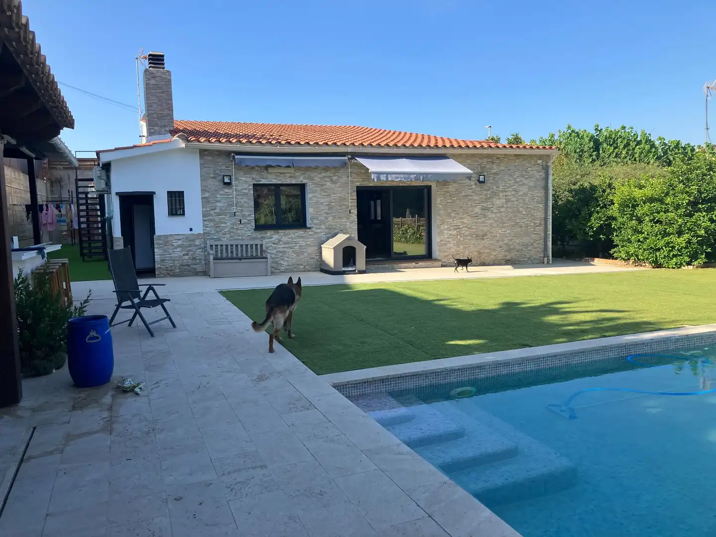 Piscina de Casa o chalet en venta en Terrassa con Calefacción, Jardín privado y Piscina