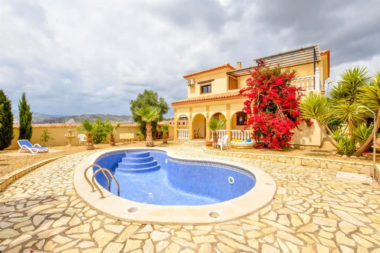 Swimming pool of Houses for sale in Zurgena  with Air Conditioner, Heating and Private garden