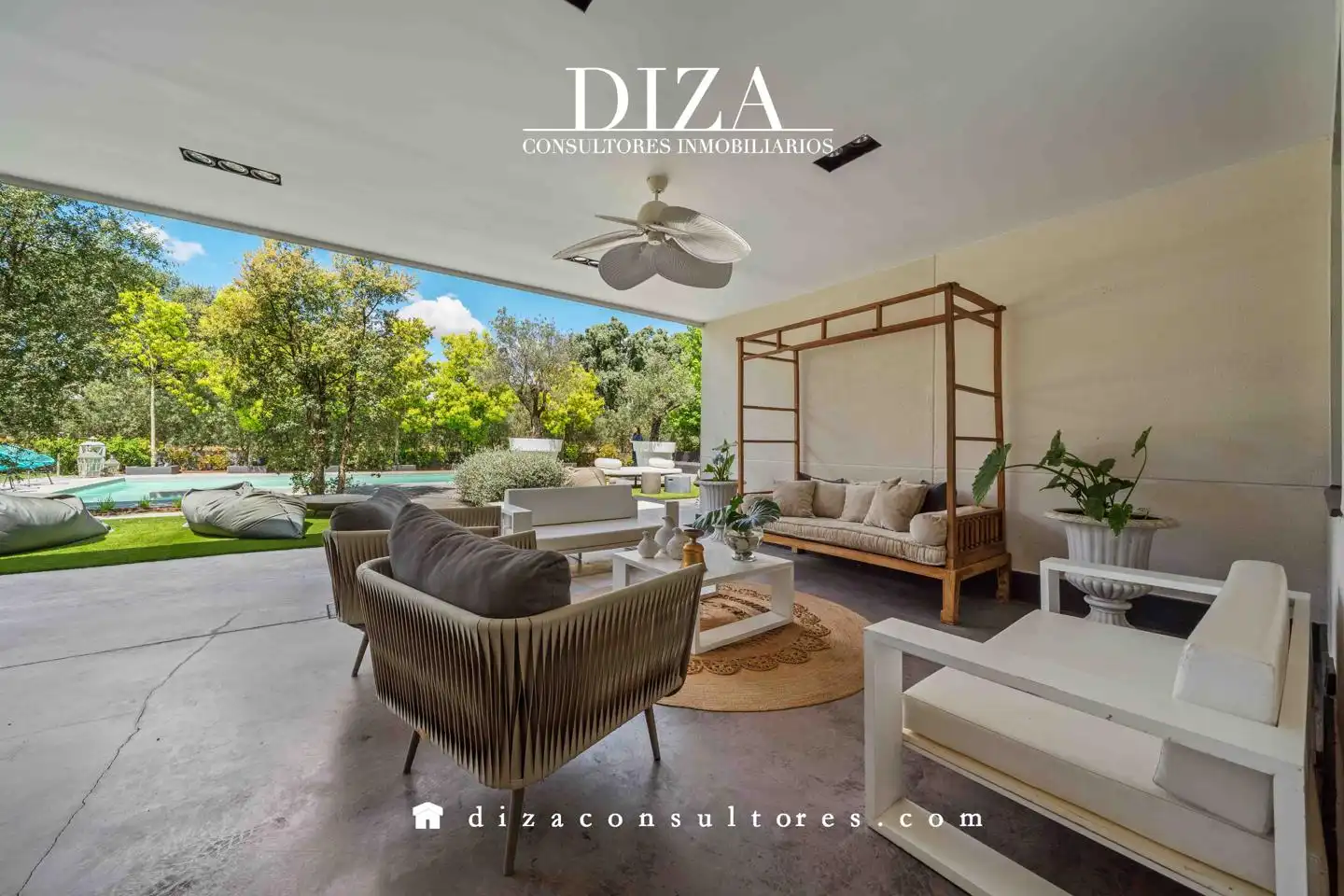 Terraza de Casa o chalet en venta en Boadilla del Monte con Aire acondicionado, Calefacción y Jardín privado