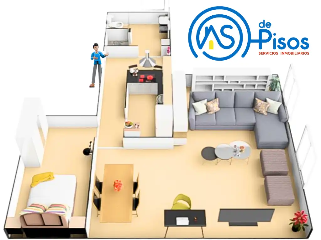 Wohnung zur Miete in Calle de Santa Isabel, 13, Alfonso