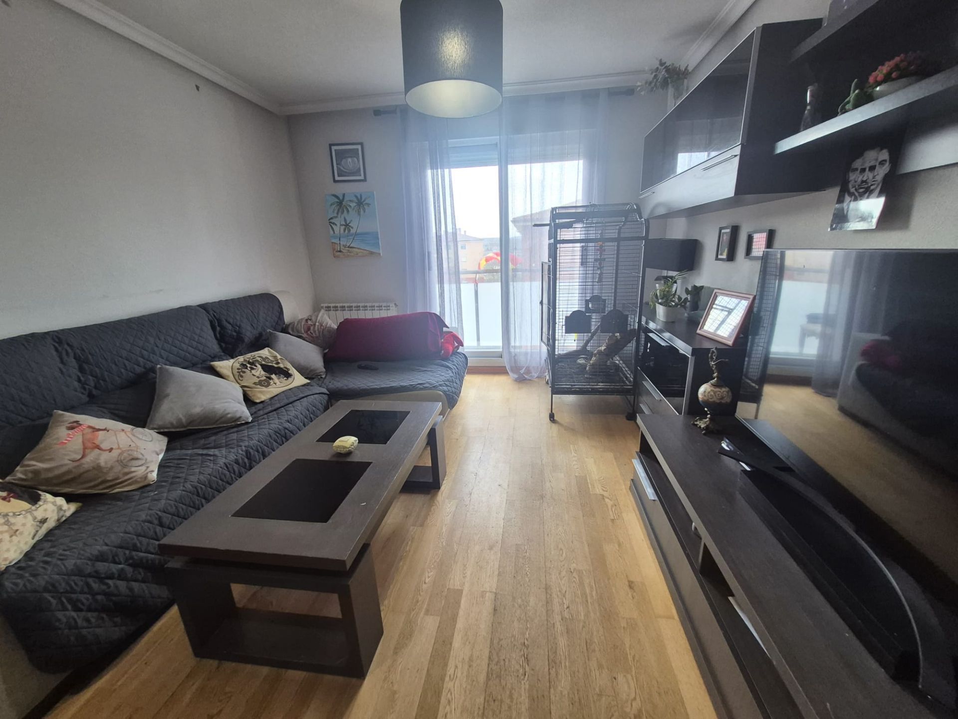 Sala d'estar de Pis en venda en Ávila Capital amb Calefacció, Terrassa i Traster