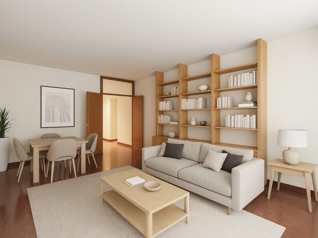 Living room of Apartment for sale in  Barcelona Capital  with Balcony