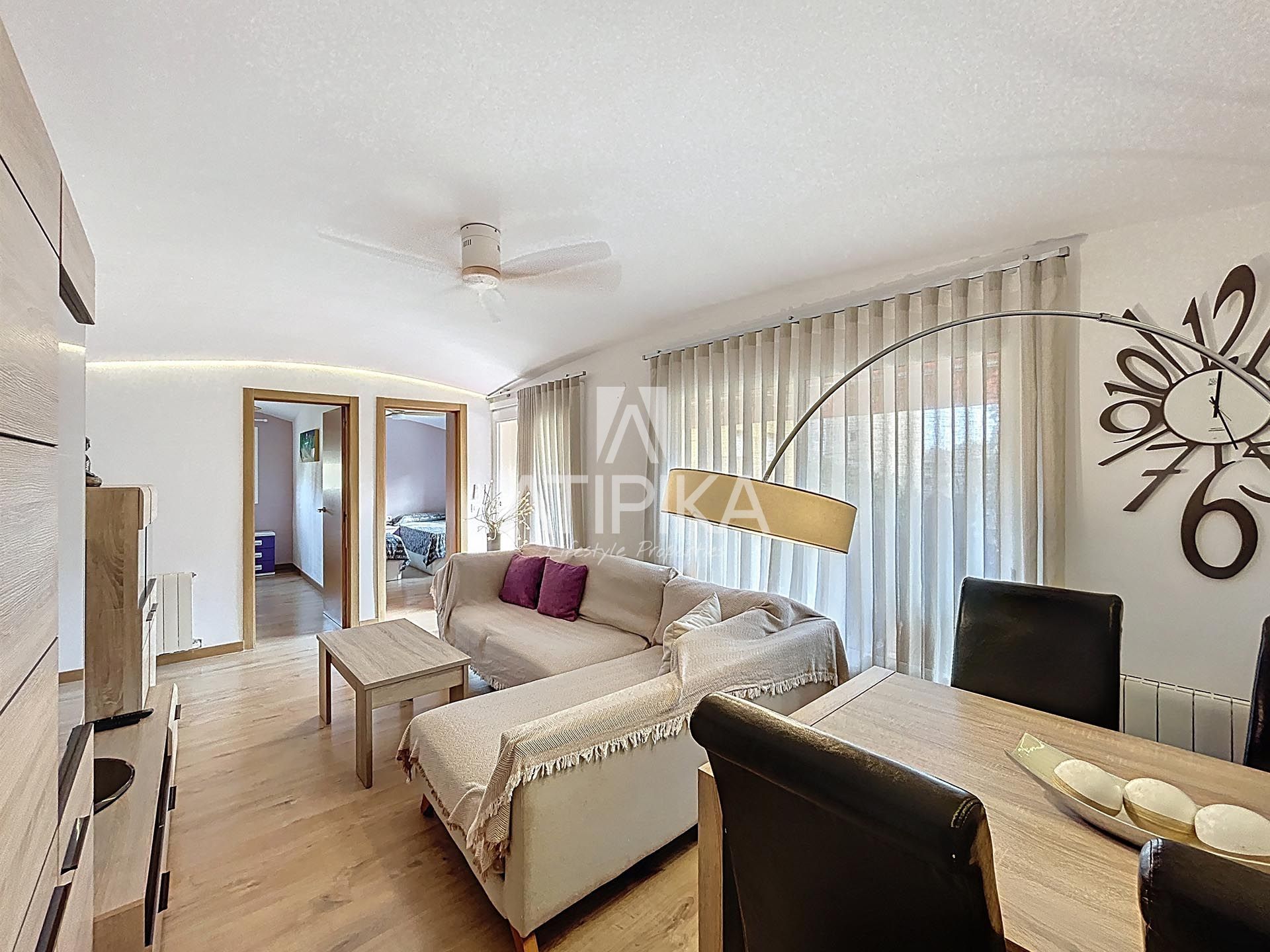 Living room of Flat to rent in  Barcelona Capital  with Terrace, Furnished and Oven
