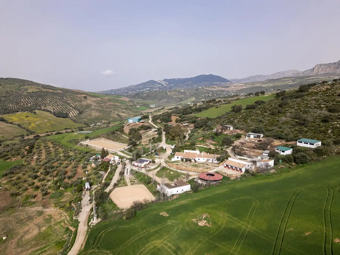 Vista exterior de Finca rústica en venta en Villanueva de la Concepción con Terraza, Piscina y Amueblado
