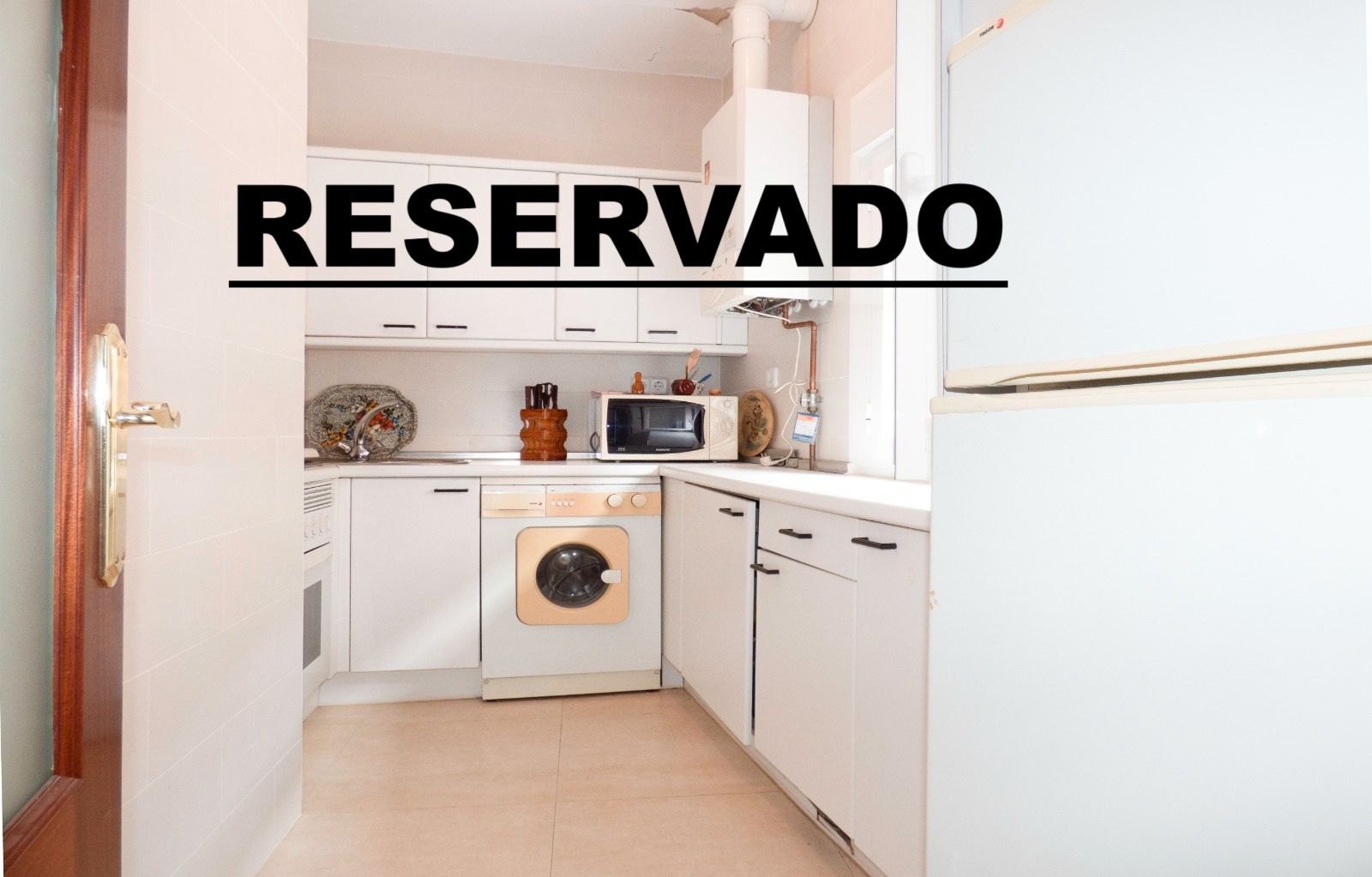 Kitchen of Flat for sale in  Madrid Capital  with Heating