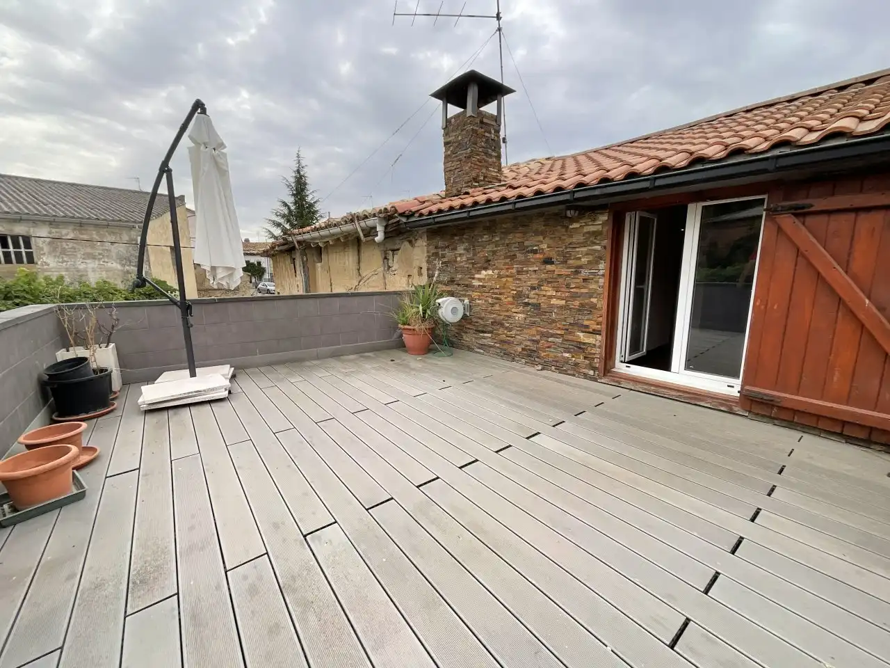 Terrasse von Country house zum Verkauf in Ibrillos mit Heizung, Parkett und Terrasse
