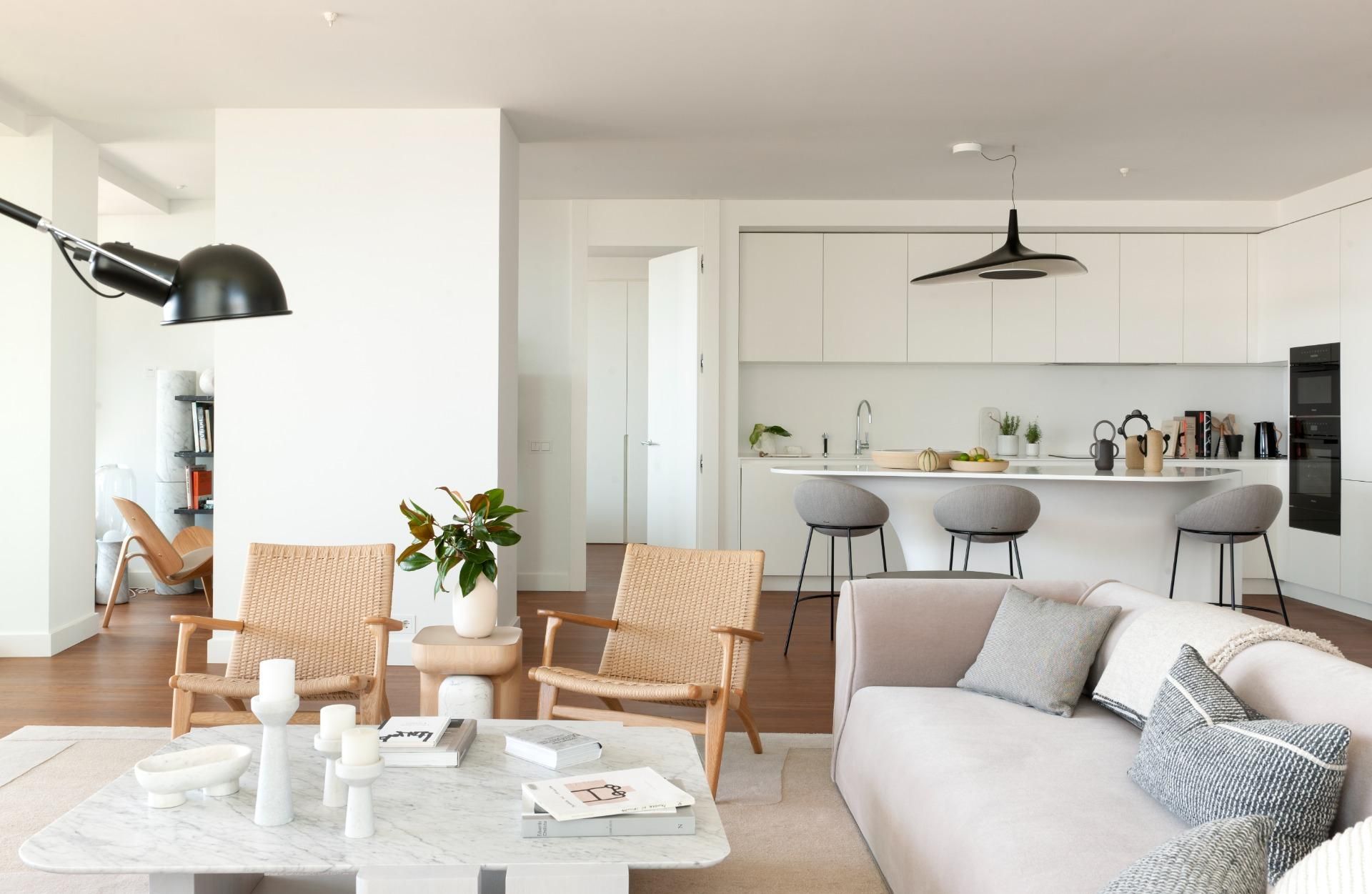 Living room of Flat for sale in  Barcelona Capital  with Air Conditioner, Heating and Terrace