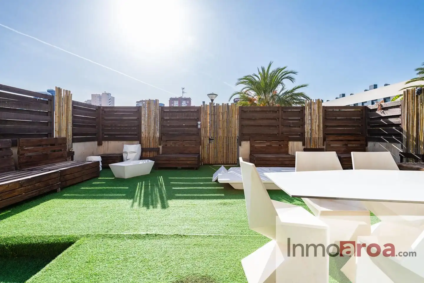 Terrace of Houses for sale in La Pobla de Farnals  with Terrace, Furnished and Community pool