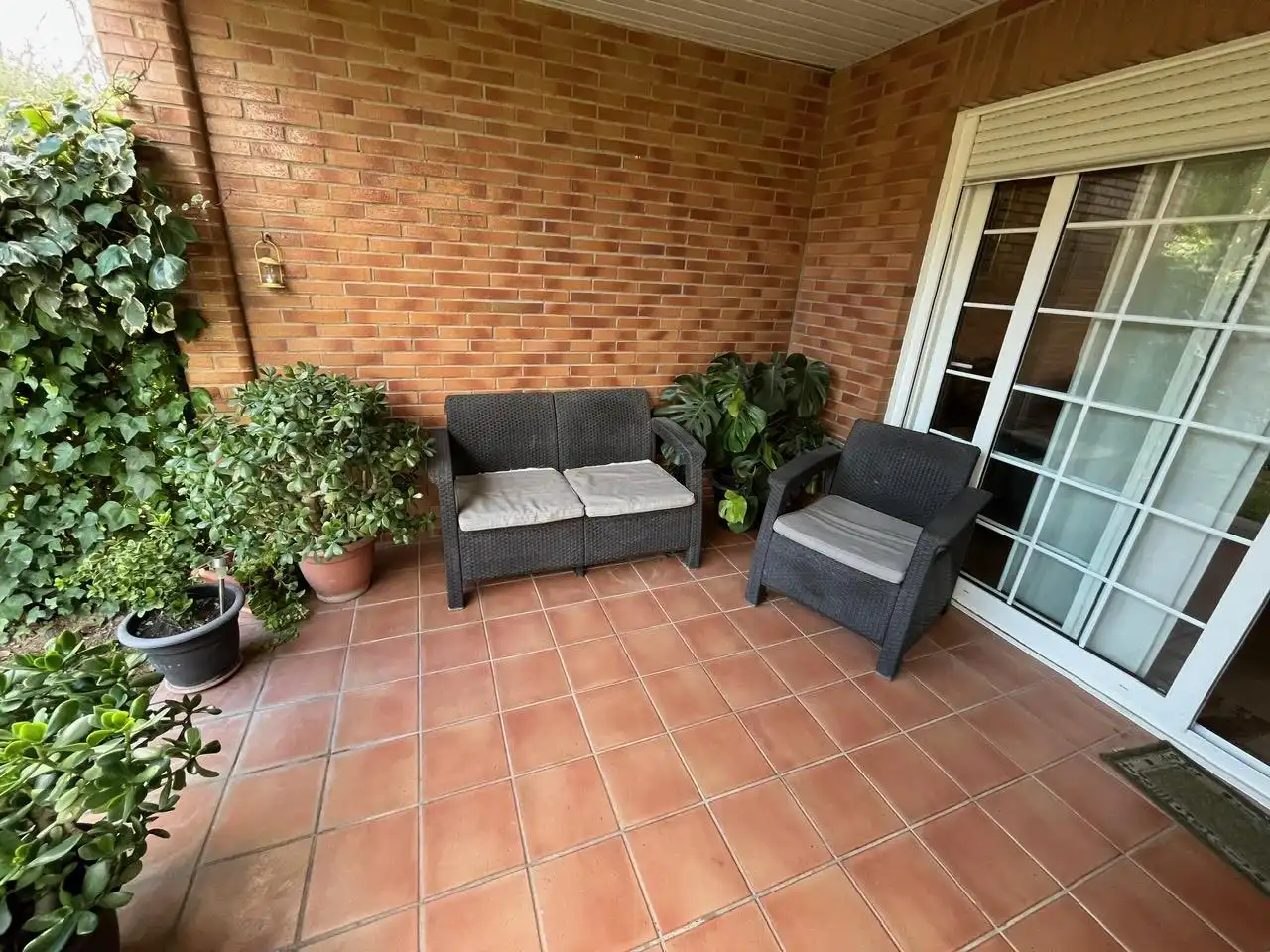 Terraza de Casa adosada en venta en Zaragoza con Aire acondicionado, Calefacción y Jardín privado