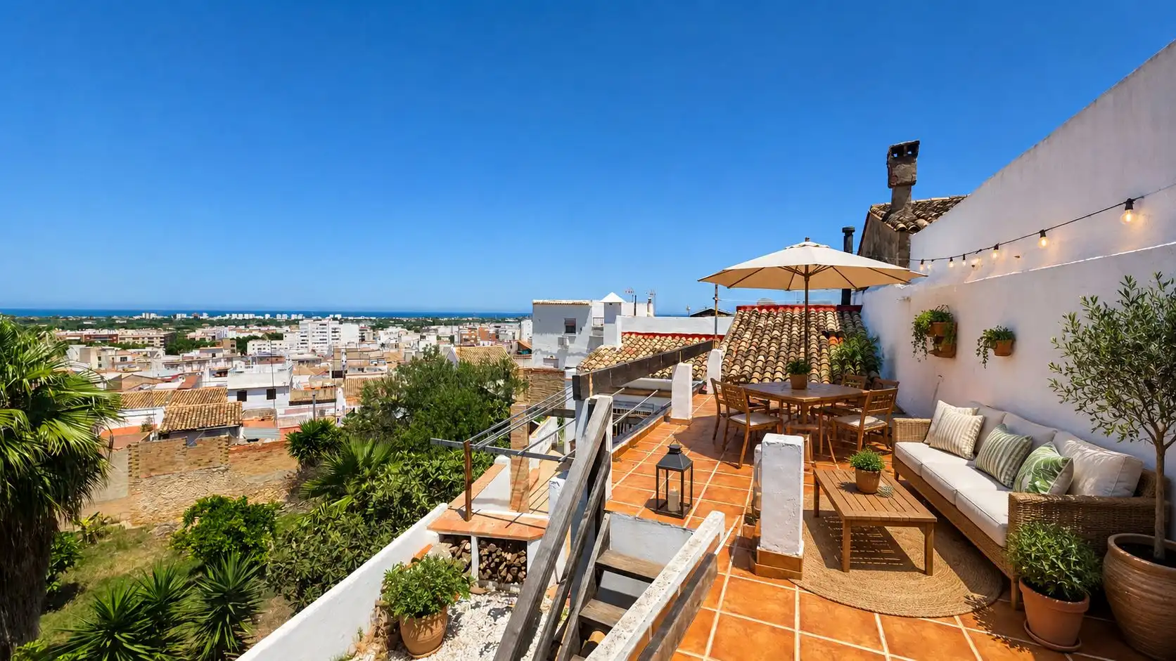 Terraza de Casa o chalet en venta en Oliva con Calefacción, Jardín privado y Terraza