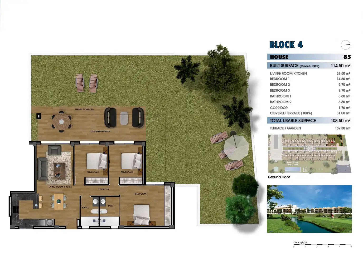 Casa a schiera con piscina in vendita a Las Lomas de Rame - Bahía Bella, imagen 50