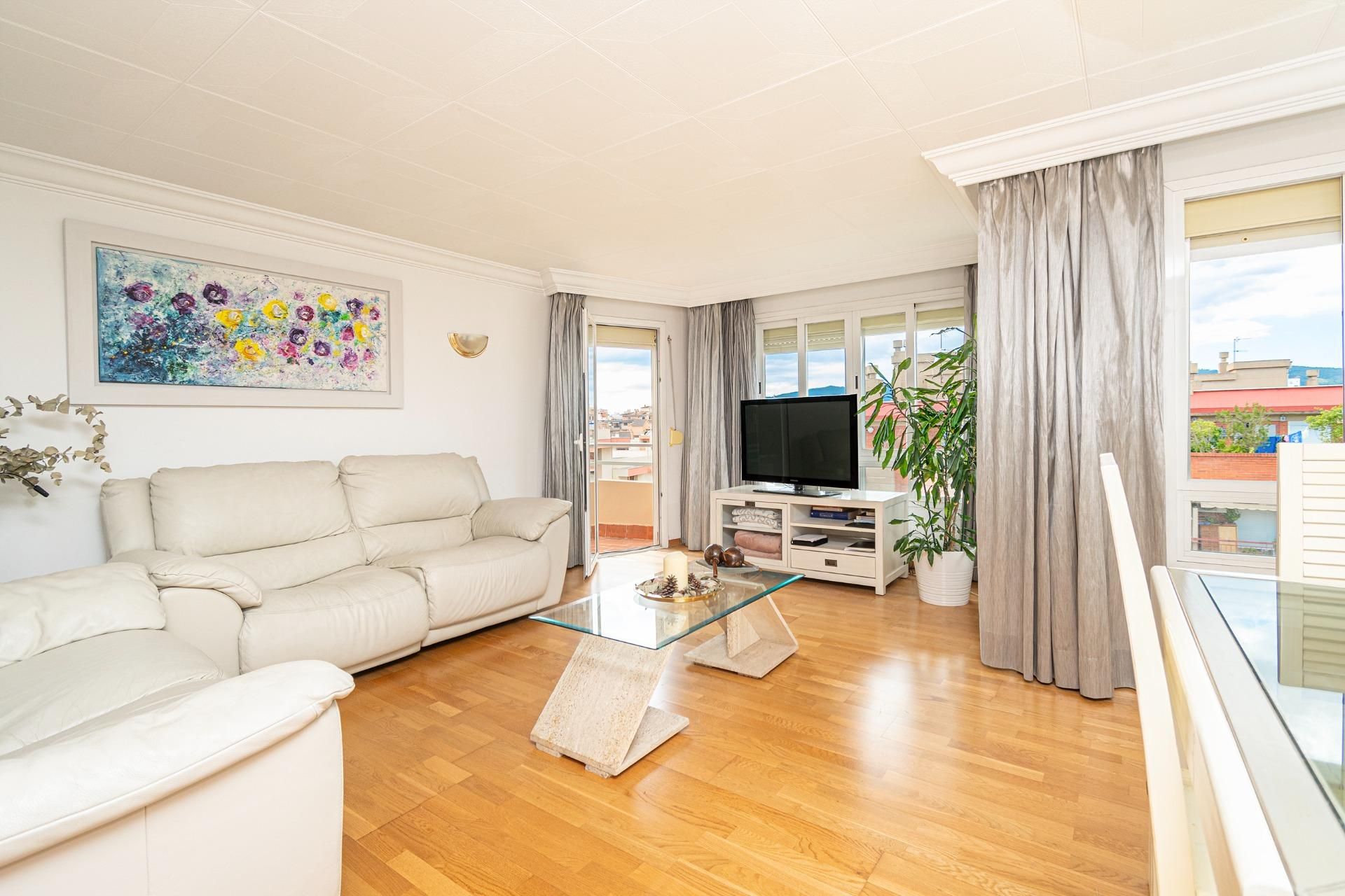 Sala d'estar de Àtic en venda en  Palma de Mallorca amb Calefacció, Terrassa i Balcó