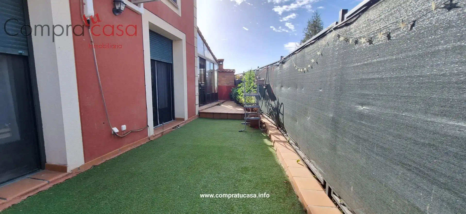 Terraza de Casa adosada en venta en Los Huertos, Segovia
