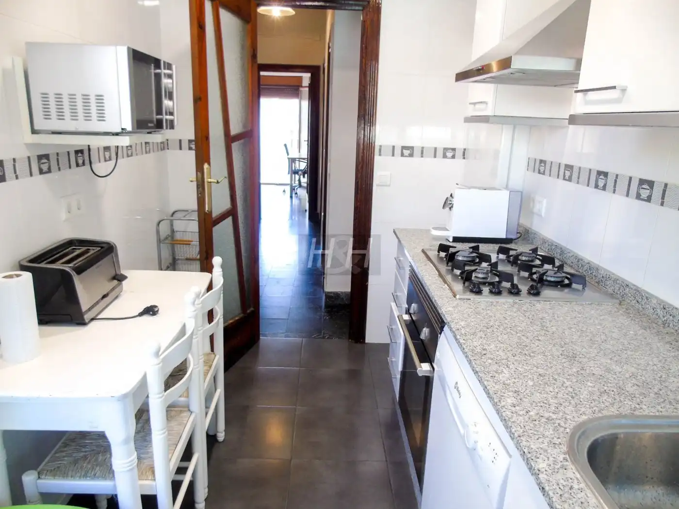 Cocina de Piso de alquiler en Burjassot con Calefacción, Amueblado y Balcón