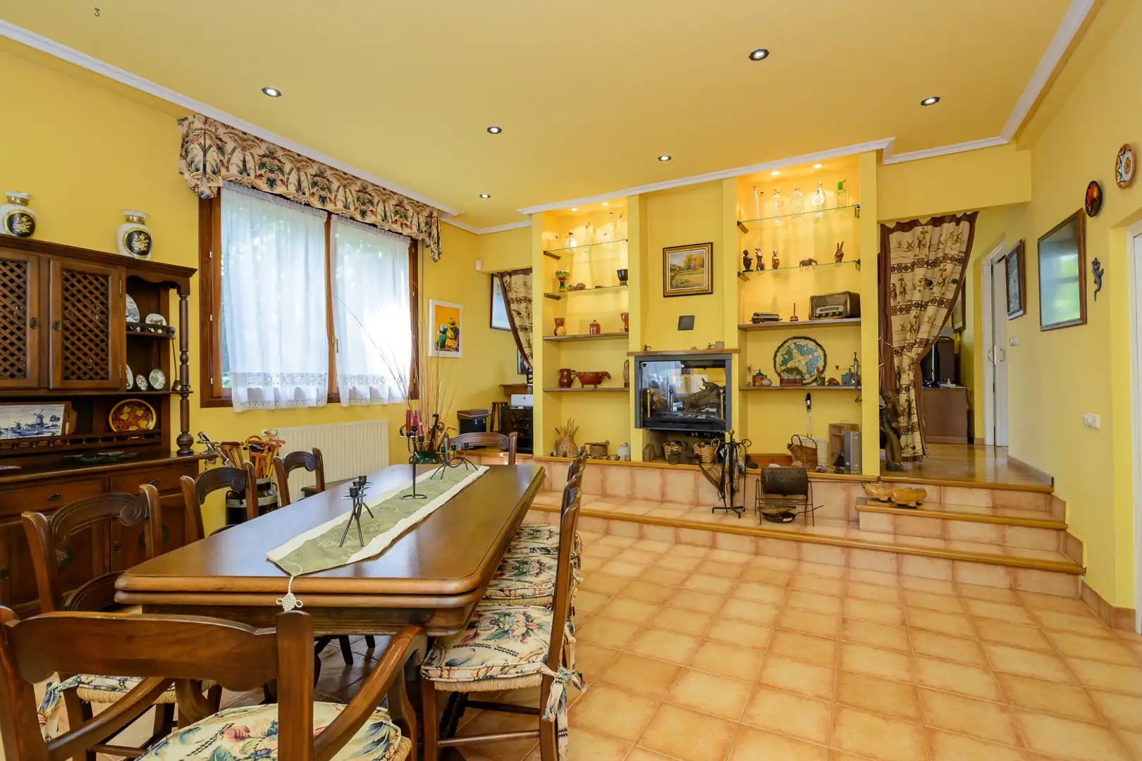 Comedor de Casa o chalet en venta en Oviedo  con Calefacción, Jardín privado y Parquet