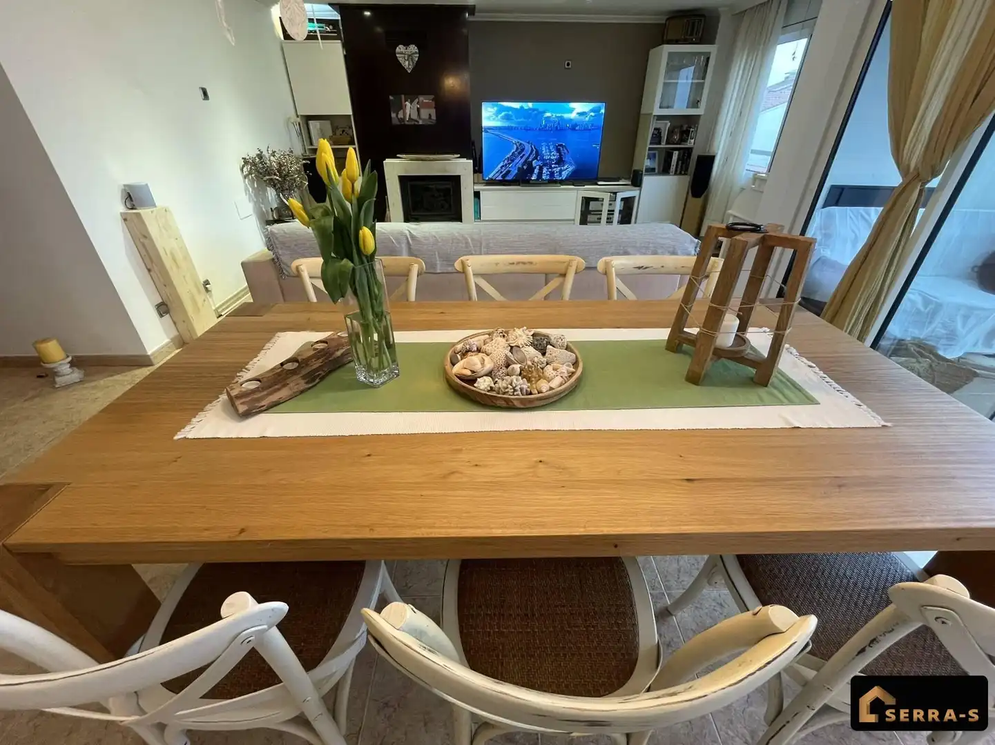 Esszimmer von Dachboden zum Verkauf in Malgrat de Mar mit Terrasse und Balkon