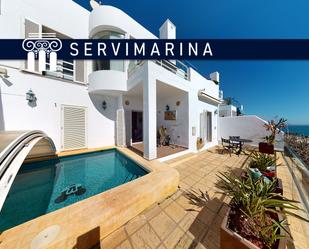 Exterior view of Single-family semi-detached for sale in Mojácar  with Air Conditioner, Terrace and Swimming Pool