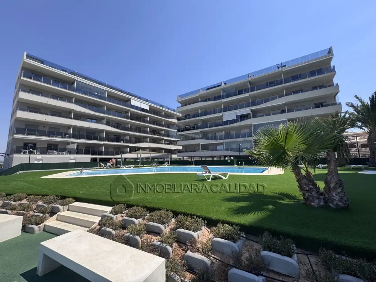 Schwimmbecken von Wohnung zum Verkauf in Santa Pola mit Heizung