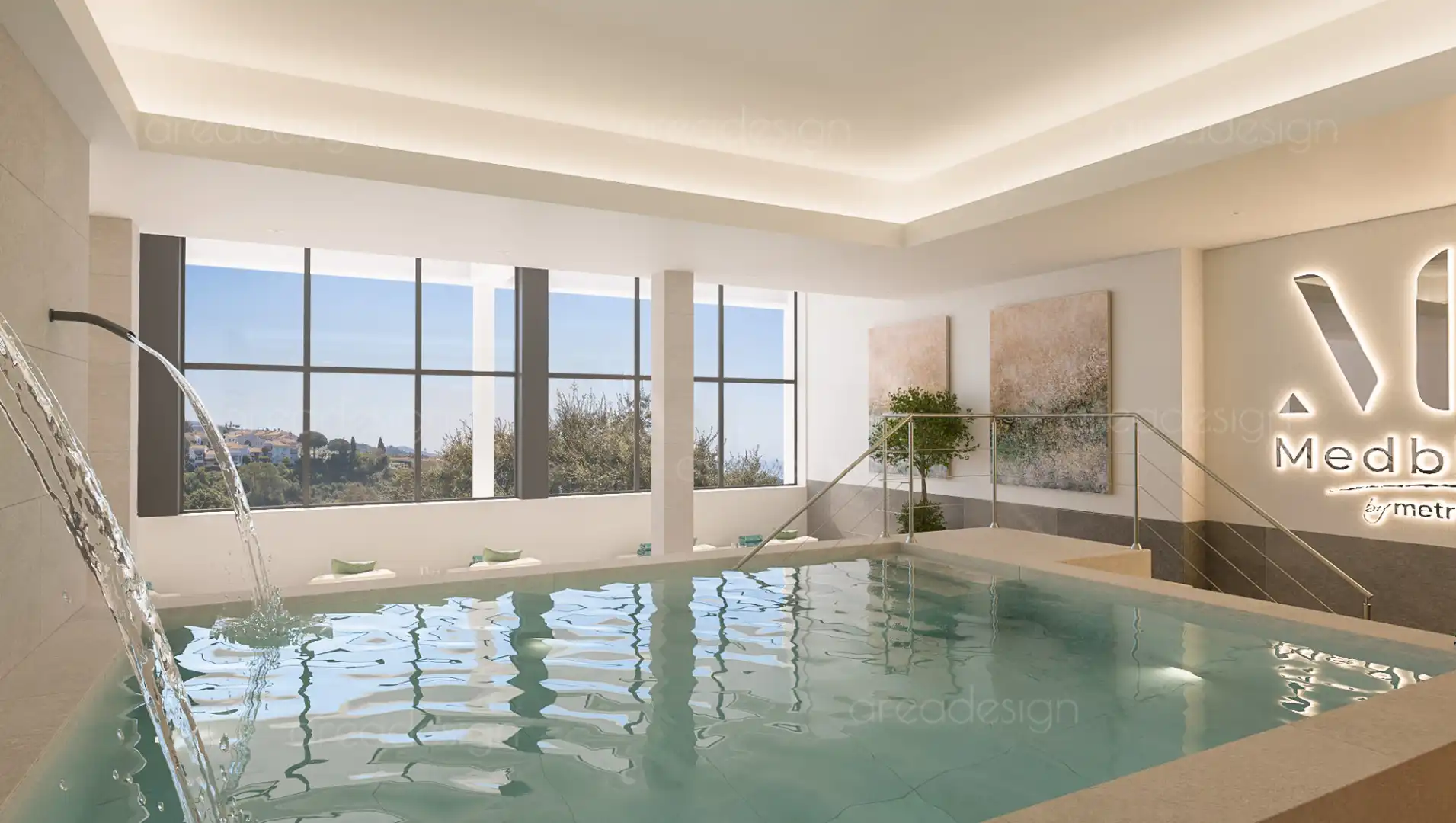 Swimming pool of Apartments for sale in Marbella  with Air Conditioner, Terrace and Swimming Pool