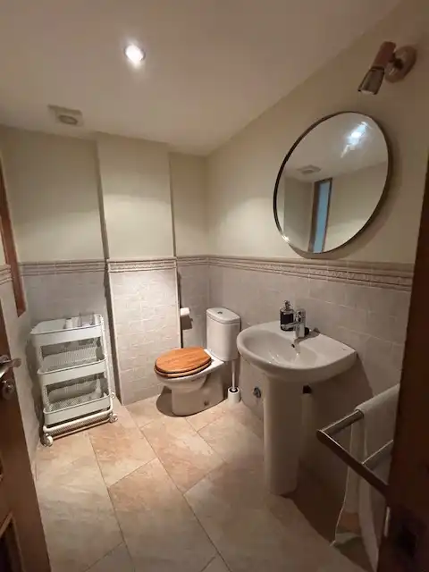 Bathroom of Duplexes for rent in Ferrol  with Heating, Parquet flooring and Terrace
