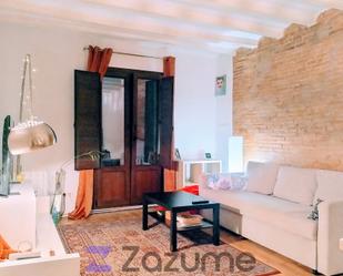 Living room of Flat to rent in  Barcelona Capital  with Air Conditioner, Heating and Parquet flooring