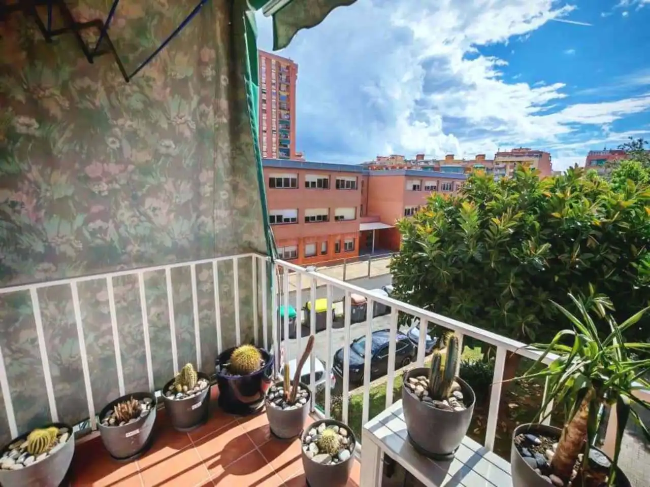 Terrasse von Wohnung zum Verkauf in Badalona mit Klimaanlage, Heizung und Parkett
