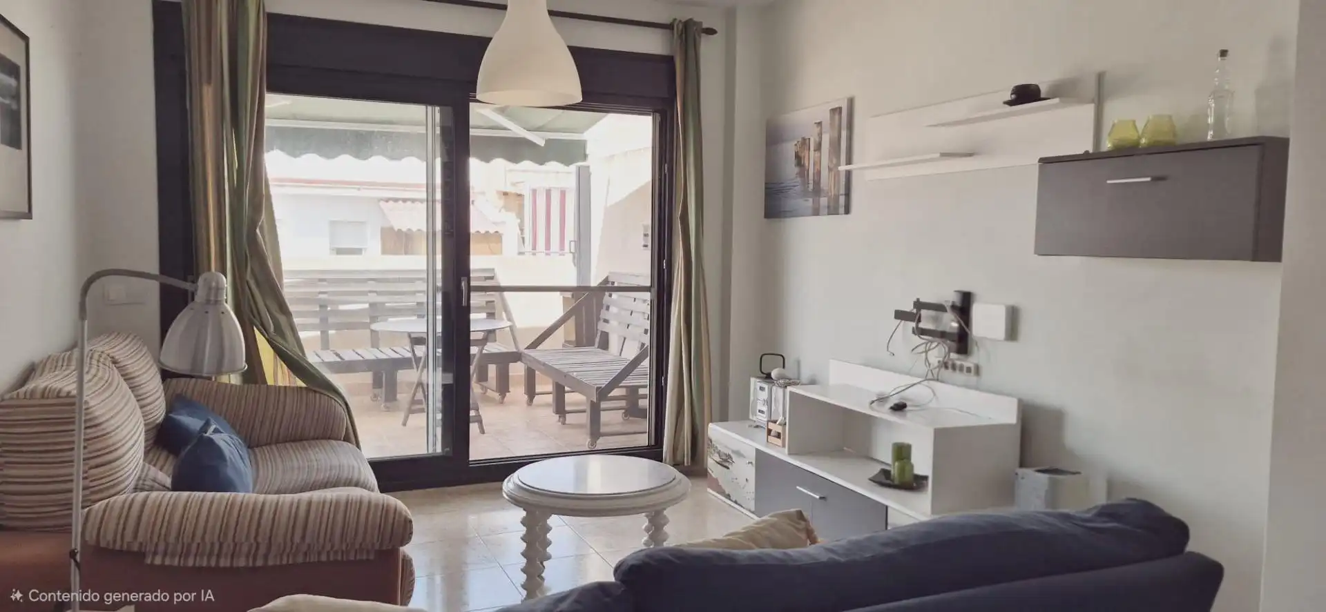 Sala de estar de Ático en venta en El Ejido con Aire acondicionado, Terraza y Trastero