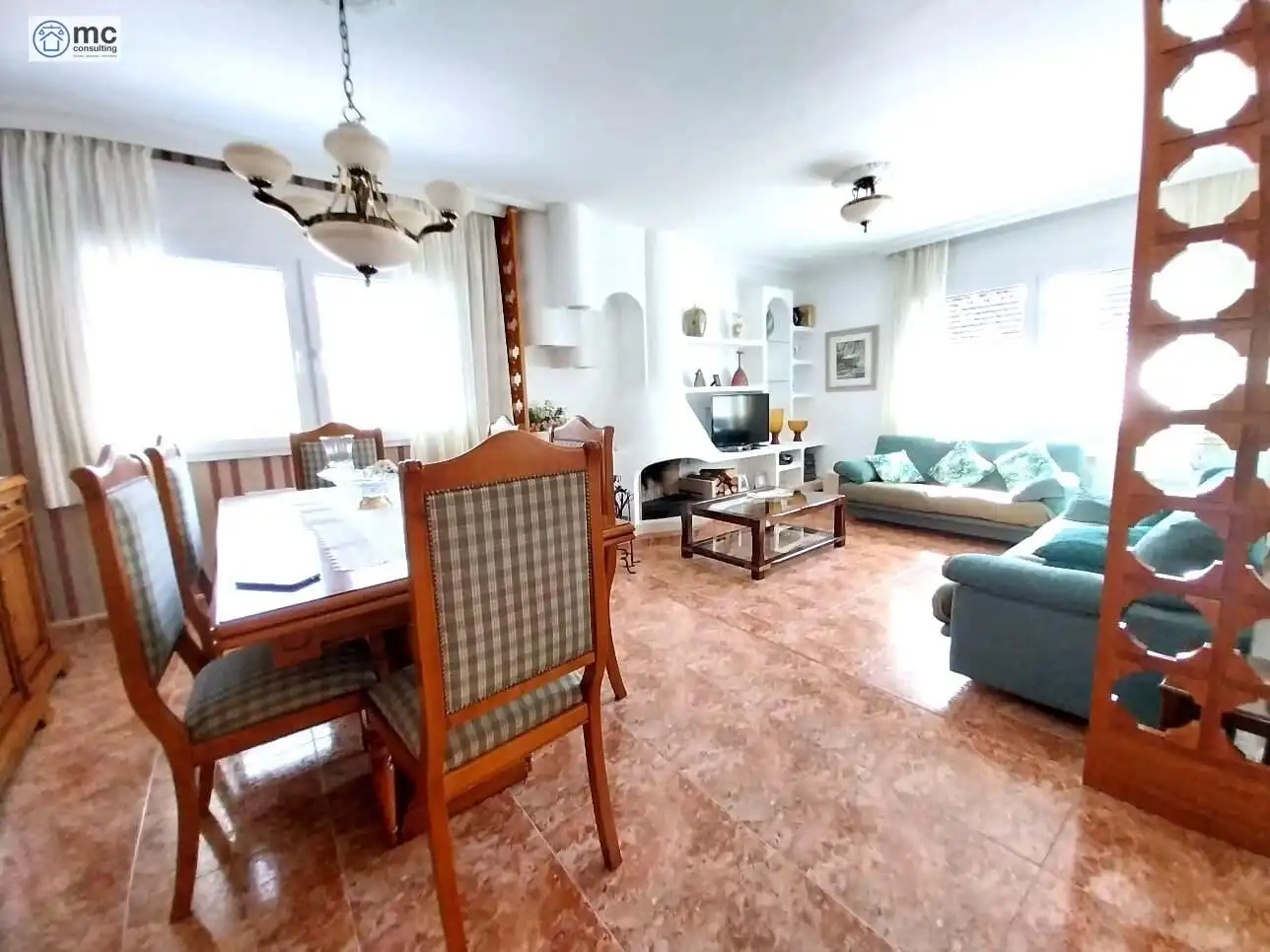 Living room of Houses for sale in Canovelles  with Air Conditioner, Private garden and Terrace