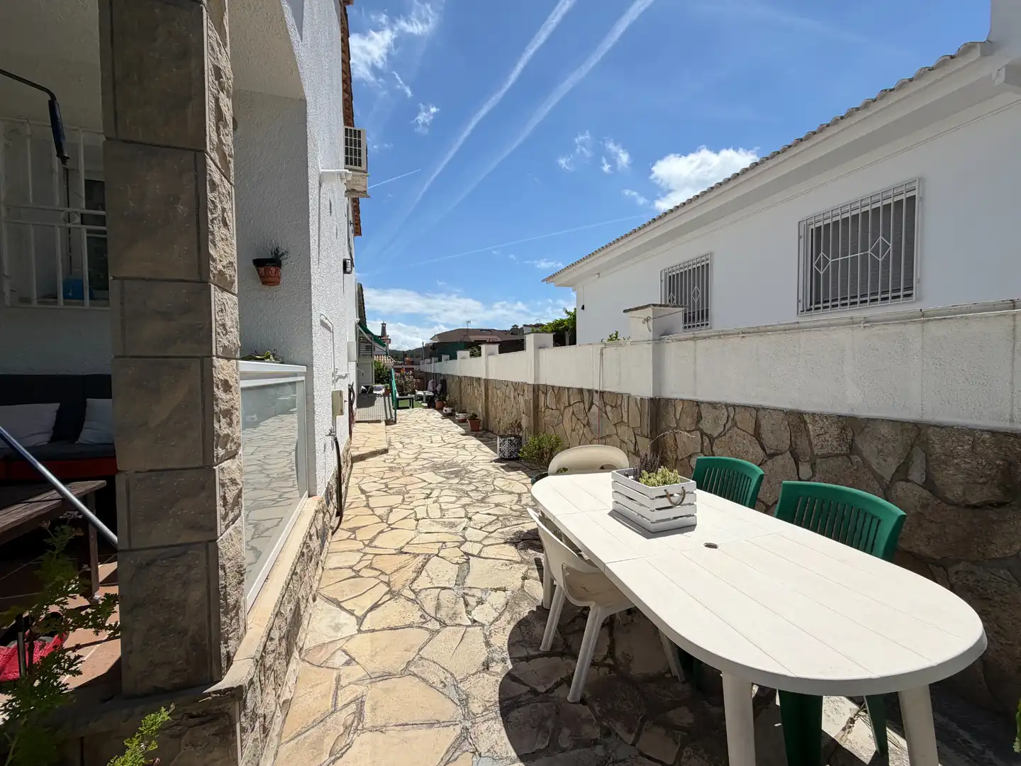 Exterior view of Houses for sale in Canyelles  with Air Conditioner, Heating and Private garden