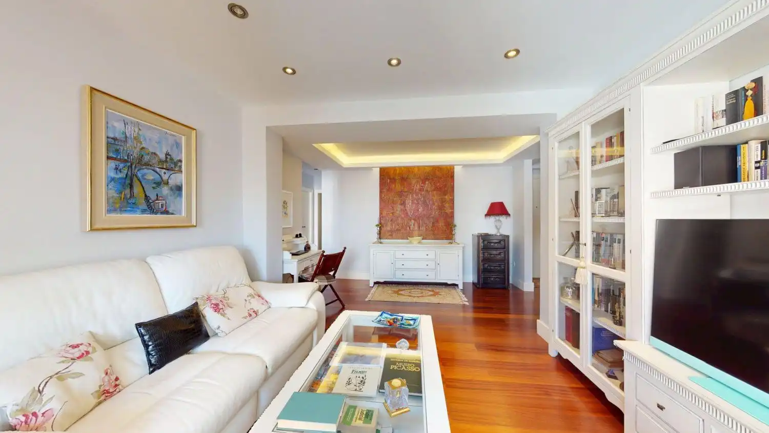 Wohnzimmer von Wohnung zum Verkauf in Alicante / Alacant mit Klimaanlage, Heizung und Balkon