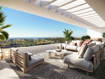 Appartement compact avec balcon à vendre à Casares pueblo