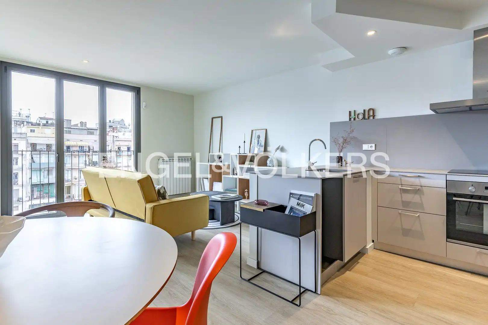 Wohnzimmer von Maisonette zum Verkauf in Barcelona mit Klimaanlage, Heizung und Parkett